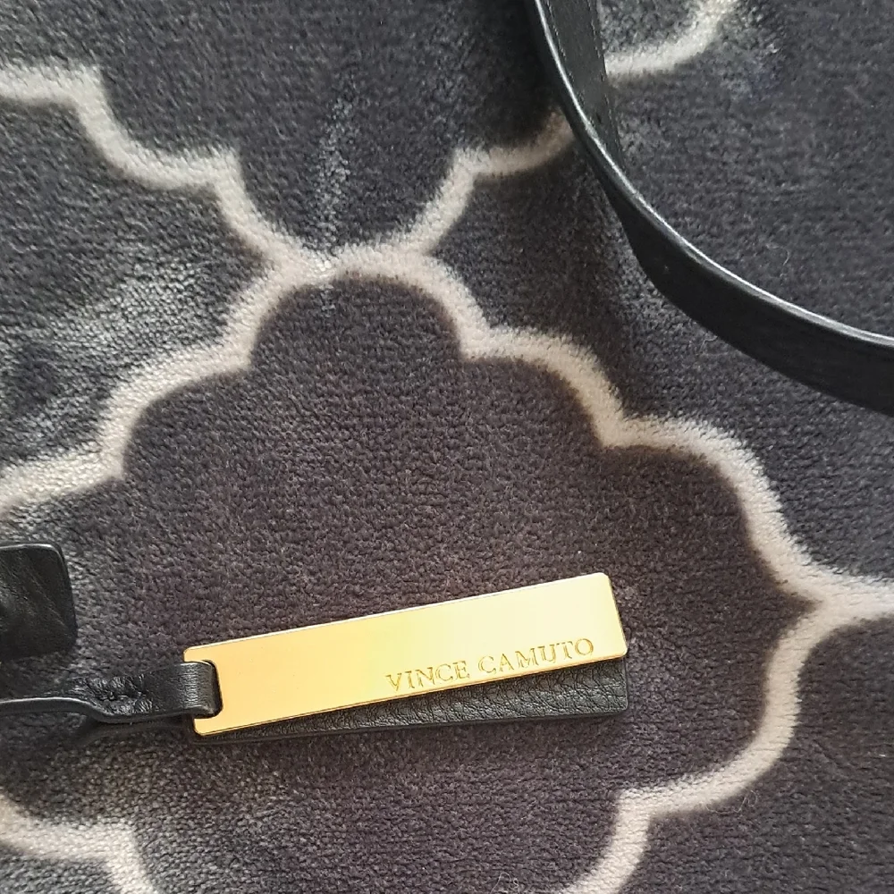 Vince Camuto Black Leather Crossbody Bag - Picture 2 of 15